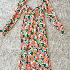 NWT Pretty Little Thing Floral Long Sleeve Dress